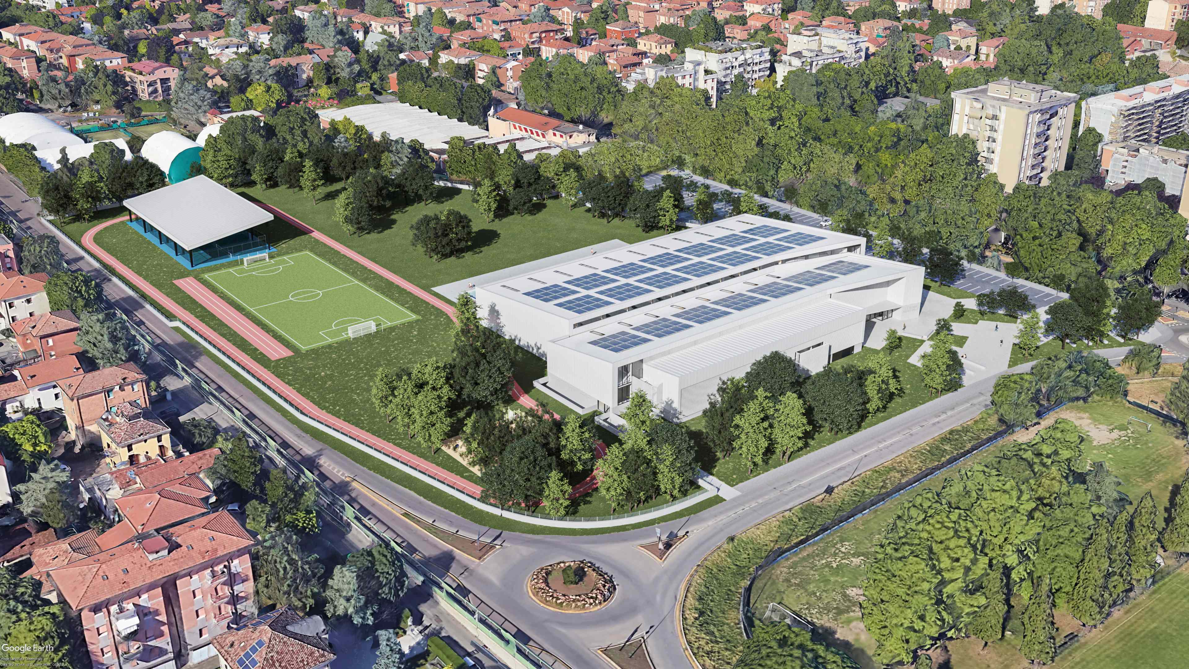 Reggio proyecto italiano Supera centro deportivo